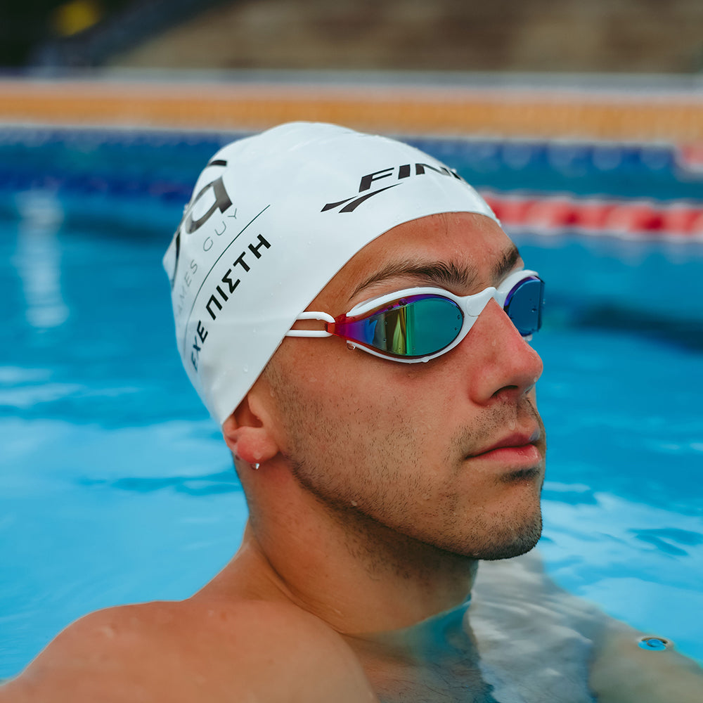 FINIS Circuit 2 Red-Yellow Mirror Goggle