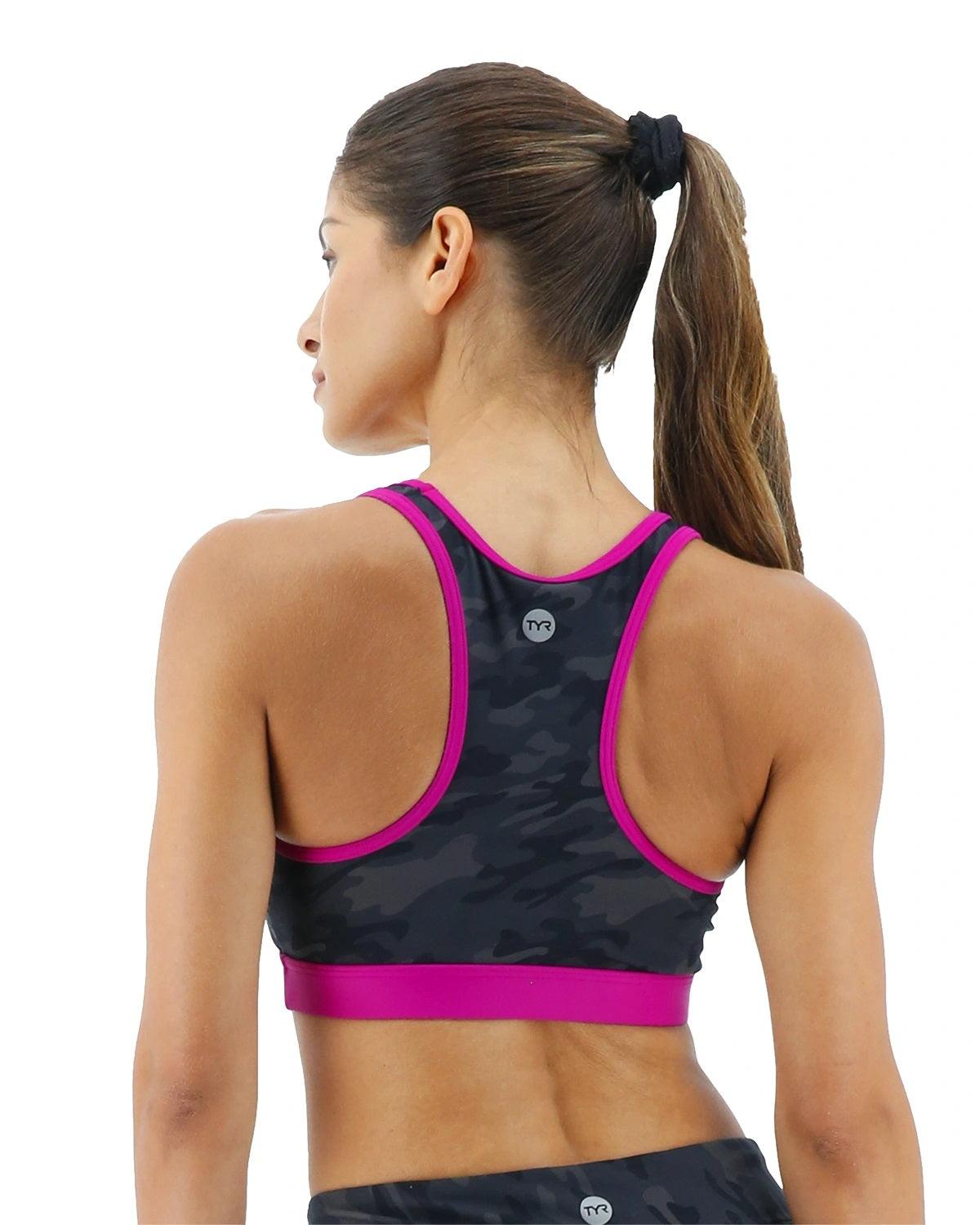 TYR Blackout Camo Lyn Racerback - Aqua Shop