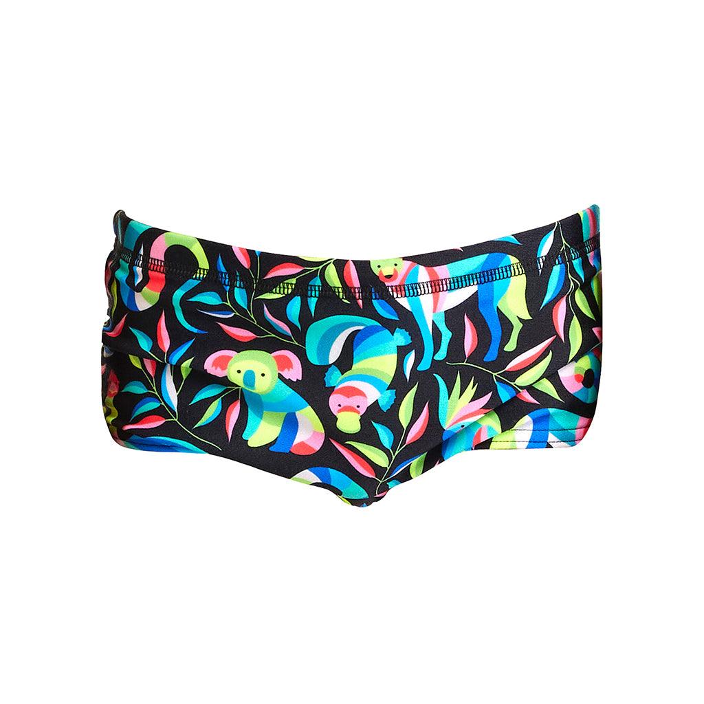 Funky Trunks Toddler Boys Printed Trunks Night Life - Aqua Shop