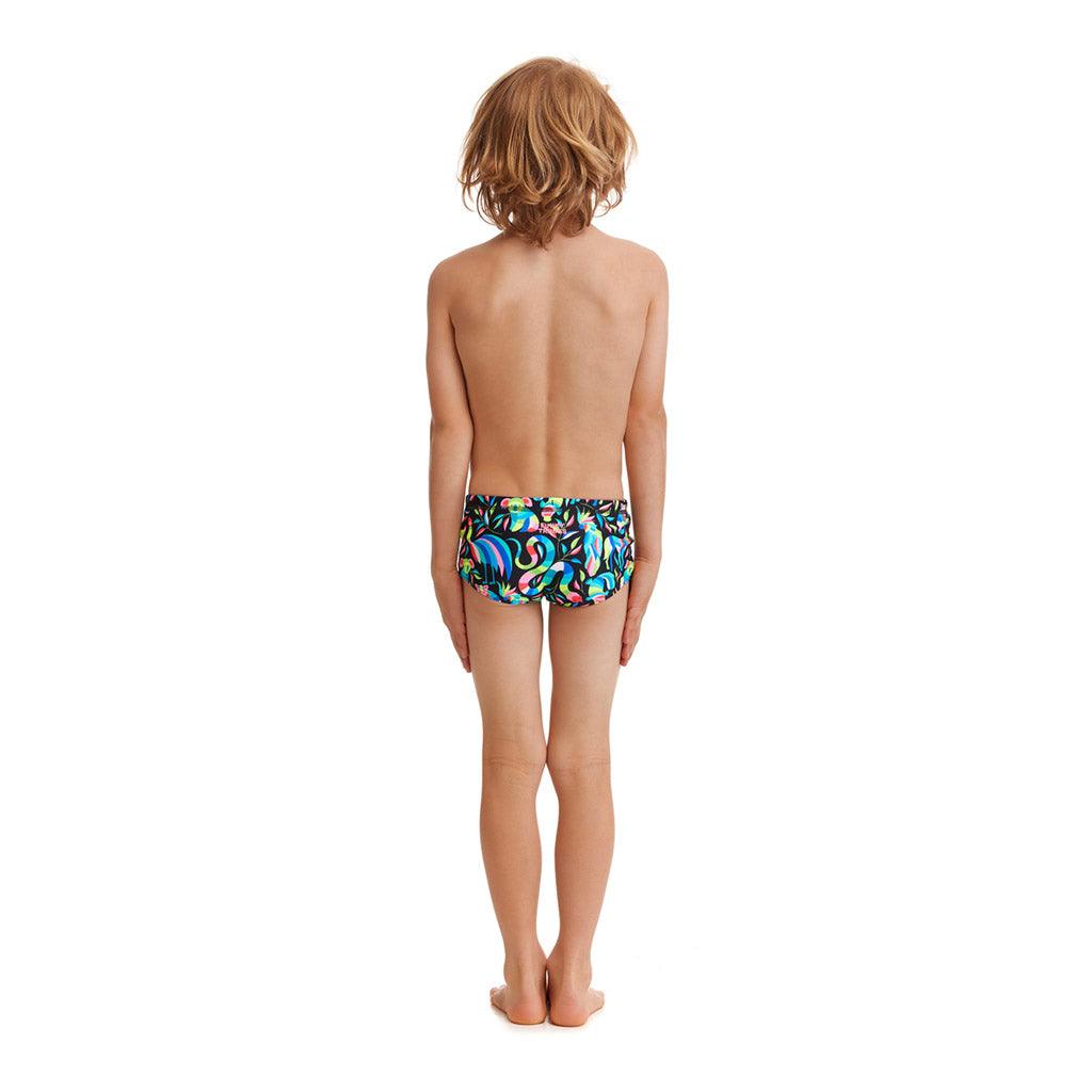Funky Trunks Toddler Boys Printed Trunks Night Life - Aqua Shop