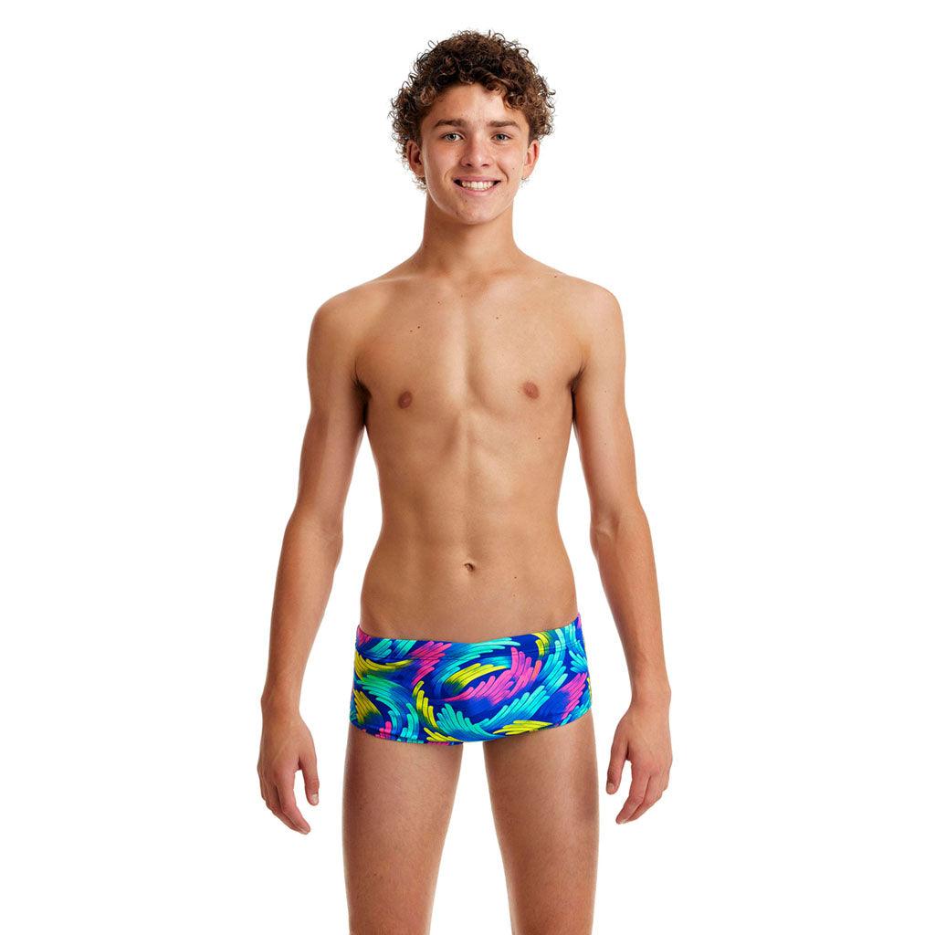 Funky Trunks Boys Sidewinder Trunks Air Lift - Aqua Shop