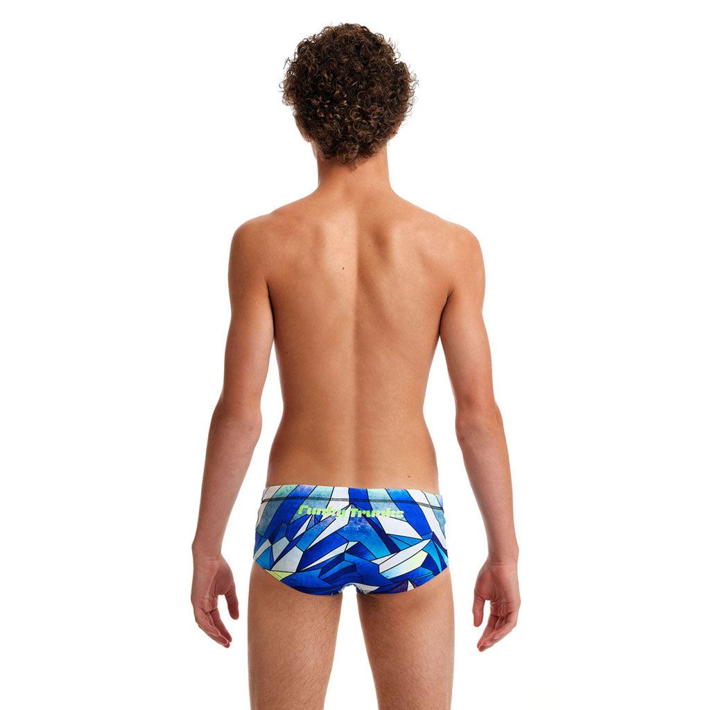 Funky Trunks Boys Sidewinder Trunks Blue Ascent - Aqua Shop