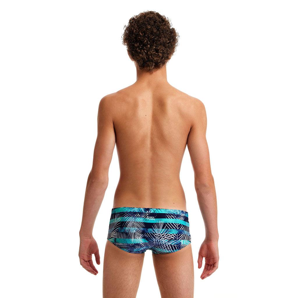Funky Trunks Boys Sidewinder Trunks Palm Pilot - Aqua Shop