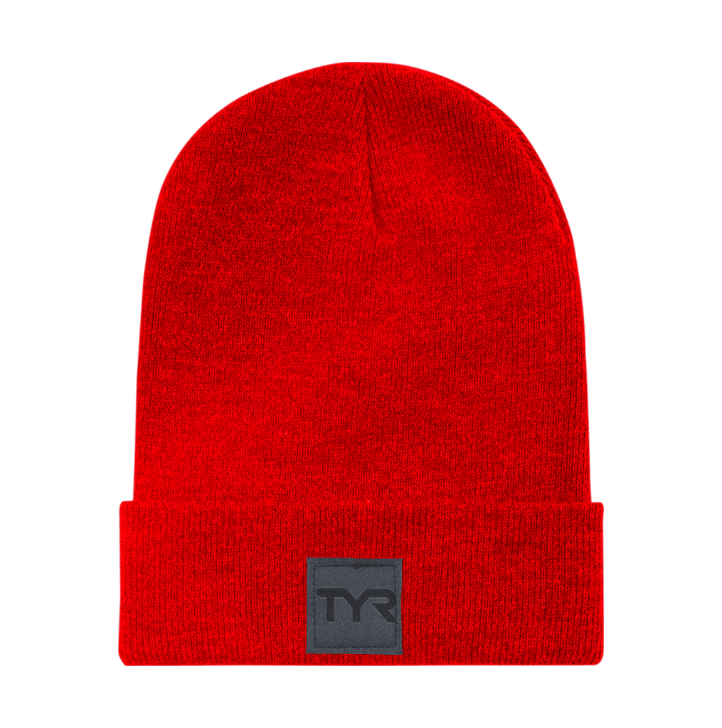 TYR Cuffed Knit Beanie - Aqua Shop