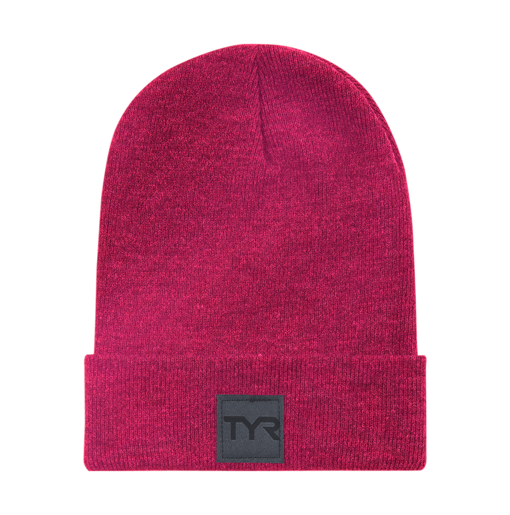 TYR Cuffed Knit Beanie - Aqua Shop