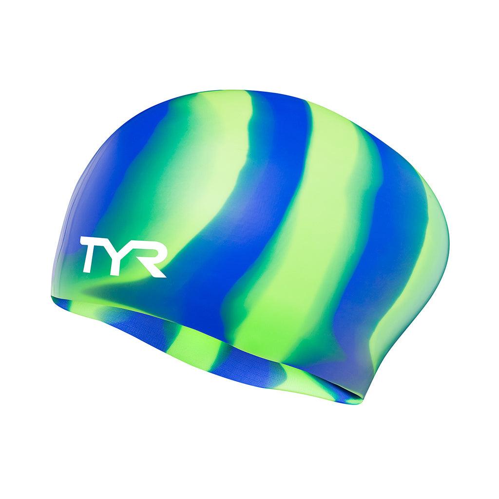 TYR Multi Long Hair Swim Cap - Aqua Shop 
