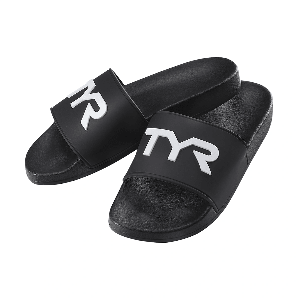 TYR Mens Podium Alpha Deck Slides - Aqua Shop