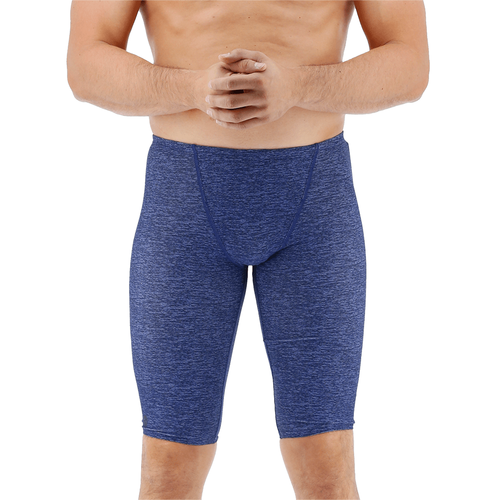 TYR Lapped Navy Jammer Swimsuit - Aqua Shop