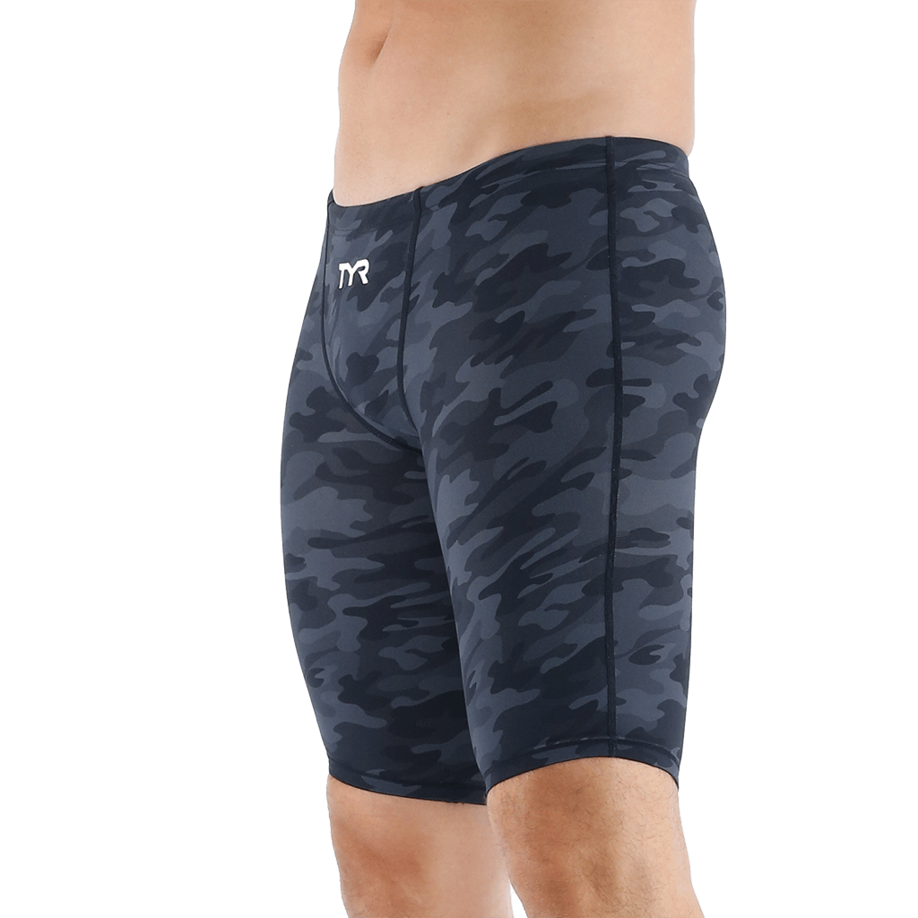 TYR Thresher Camo Black Jammer - Aqua Shop