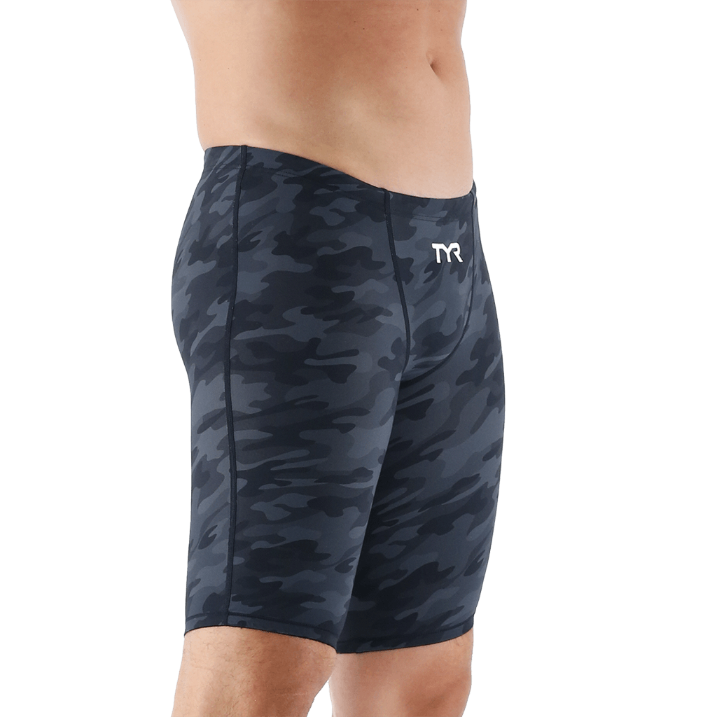 TYR Thresher Camo Black Jammer - Aqua Shop
