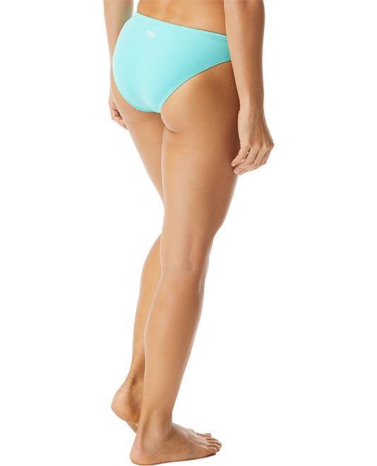 TYR Solid Seafoam Bikini Bottom - Aqua Shop