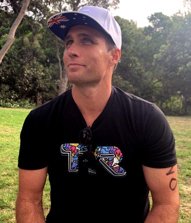 TYR Flat Brim Aus Trucker Hat - Aqua Shop