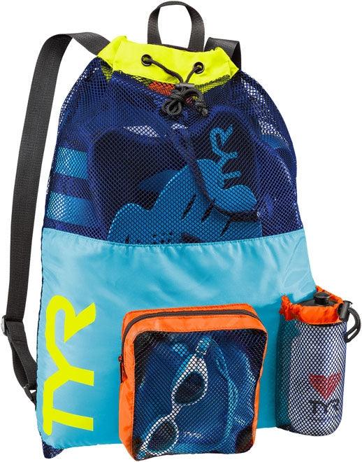 TYR Big Mesh Mummy Back Pack - Aqua Shop