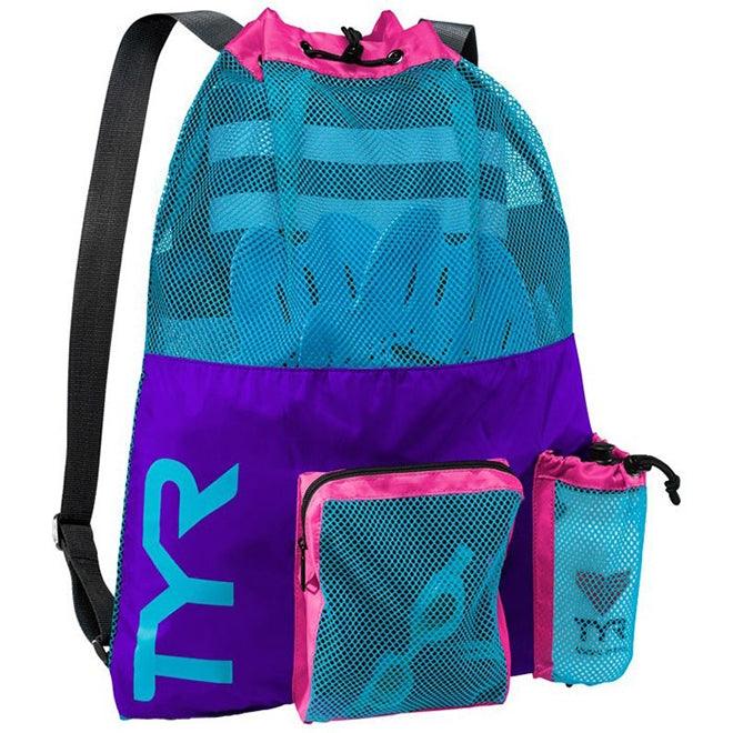 TYR Big Mesh Mummy Back Pack - Aqua Shop