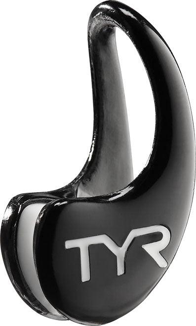 TYR Ergo Black Swim Nose Clip Black - Aqua Shop