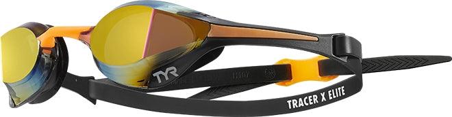 TYR Tracer-X Elite Mirrored Racing Goggles - Aqua Shop
