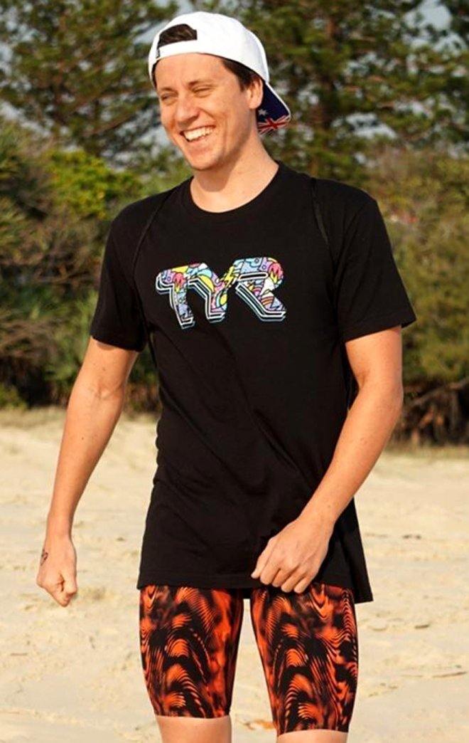 TYR Flat Brim Aus Trucker Hat - Aqua Shop