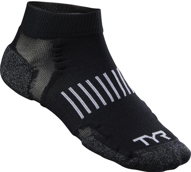 TYR Low Cut Thin Training Socks - Aqua Shop