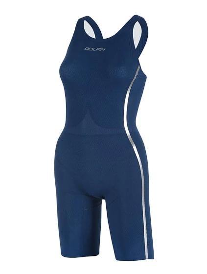 Dolfin Female Titanium Knee Suit Navy - Aqua Shop