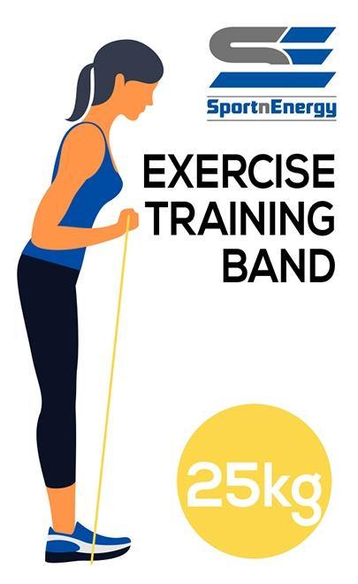 Cross Training Exercise Elastic Training Band - Aqua Shop