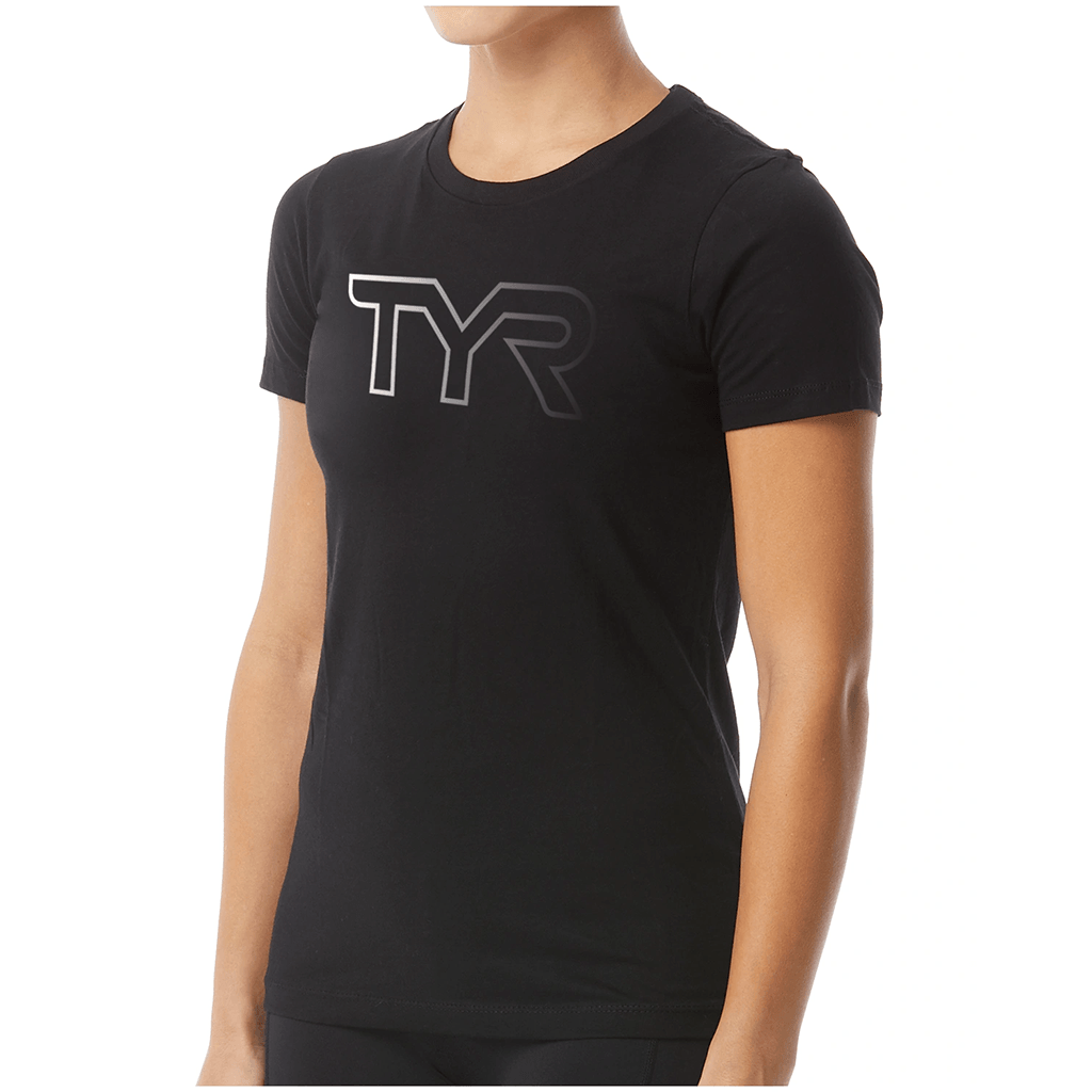 TYR Womens Reflective T-Shirt - Aqua Shop 