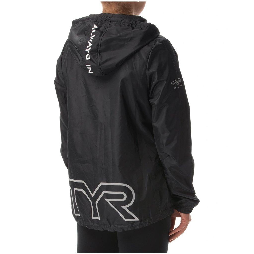 TYR Womens Black Elite Team Windbreaker - Aqua Shop