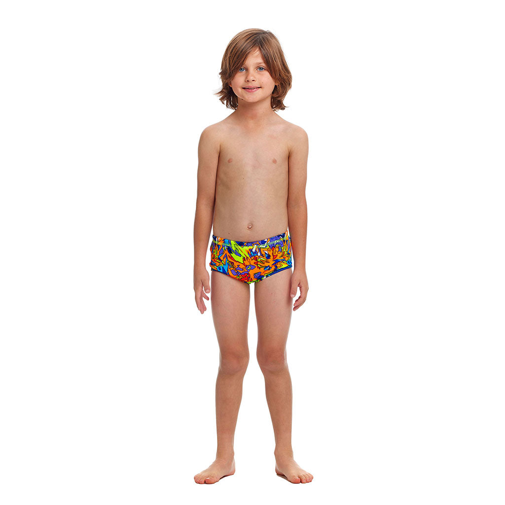Funky Trunks Mixed Mess Toddler Boys Printed Trunks