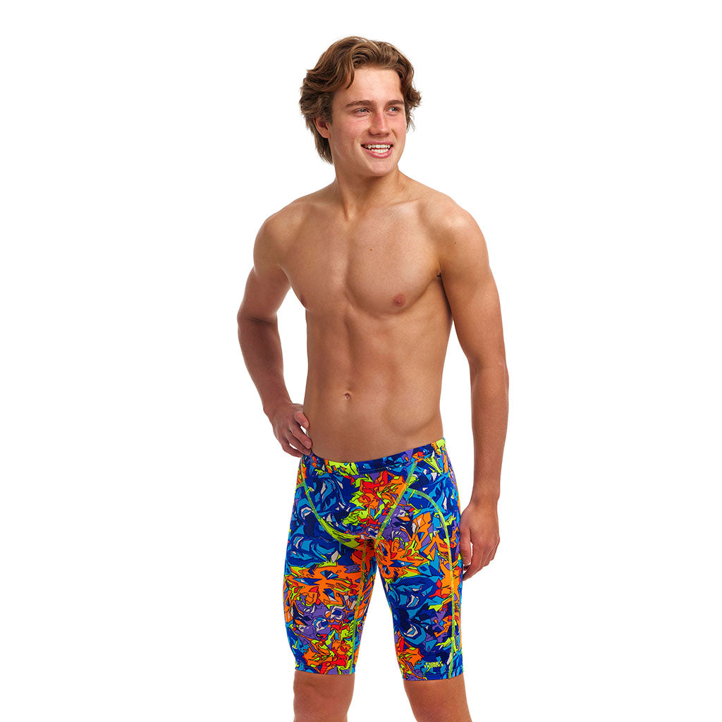 Funky Trunks Mixed Mess Boys Training Jammers