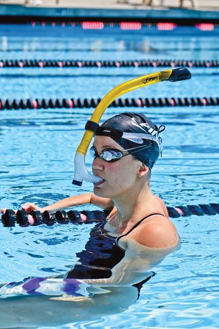 Swimmers snorkel top