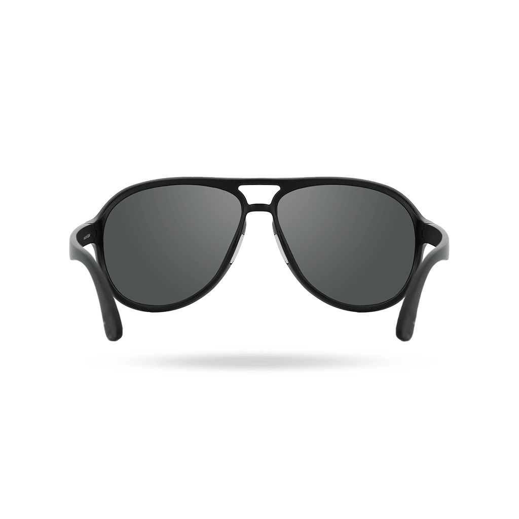 TYR Goldenwest XL Aviator Smoke/Black HTS Sunglasses - Aqua Shop 