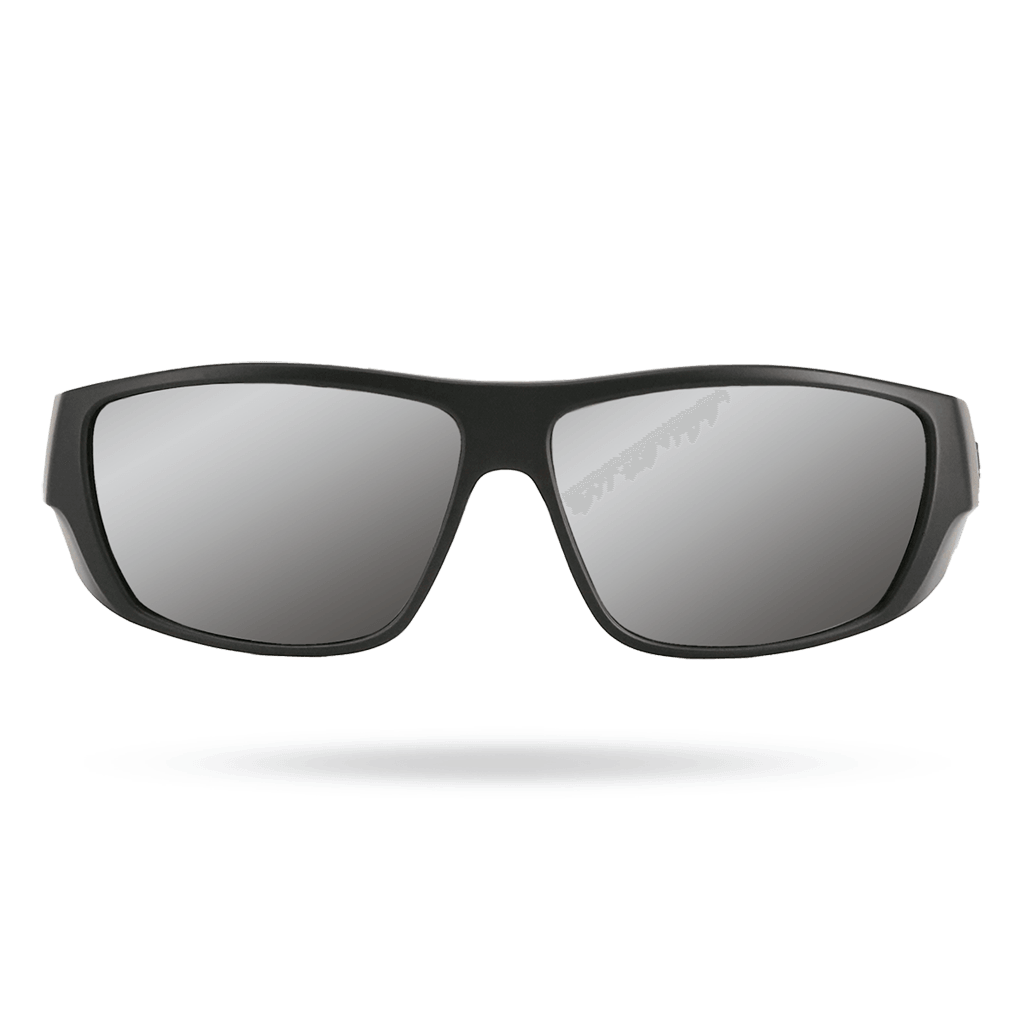 TYR Knox Mens Wrap Sunglasses Silver Black @ $159.00
