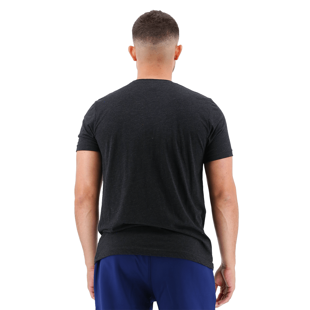 TYR Men's Big Outline Logo Charcoal/Olive T-Shirt - Aqua Shop 