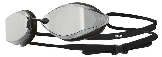 TYR Tracer X Racing Nano Mirrored Goggles - Aqua Shop 