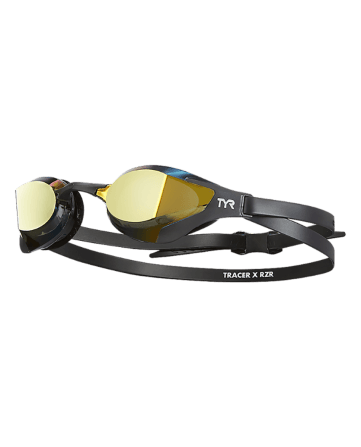 TYR Tracer-X RZR Racing Mirrored Adult Goggles - Aqua Shop 
