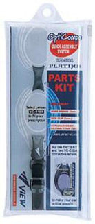 Prescription Goggles - View Optical Tabata Platina Swipe Lens - Aqua Shop 